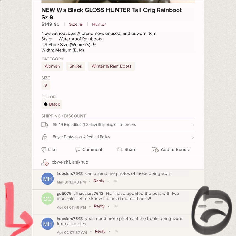 Alert Please Read & Share Gloss Blk Shoes - image 2